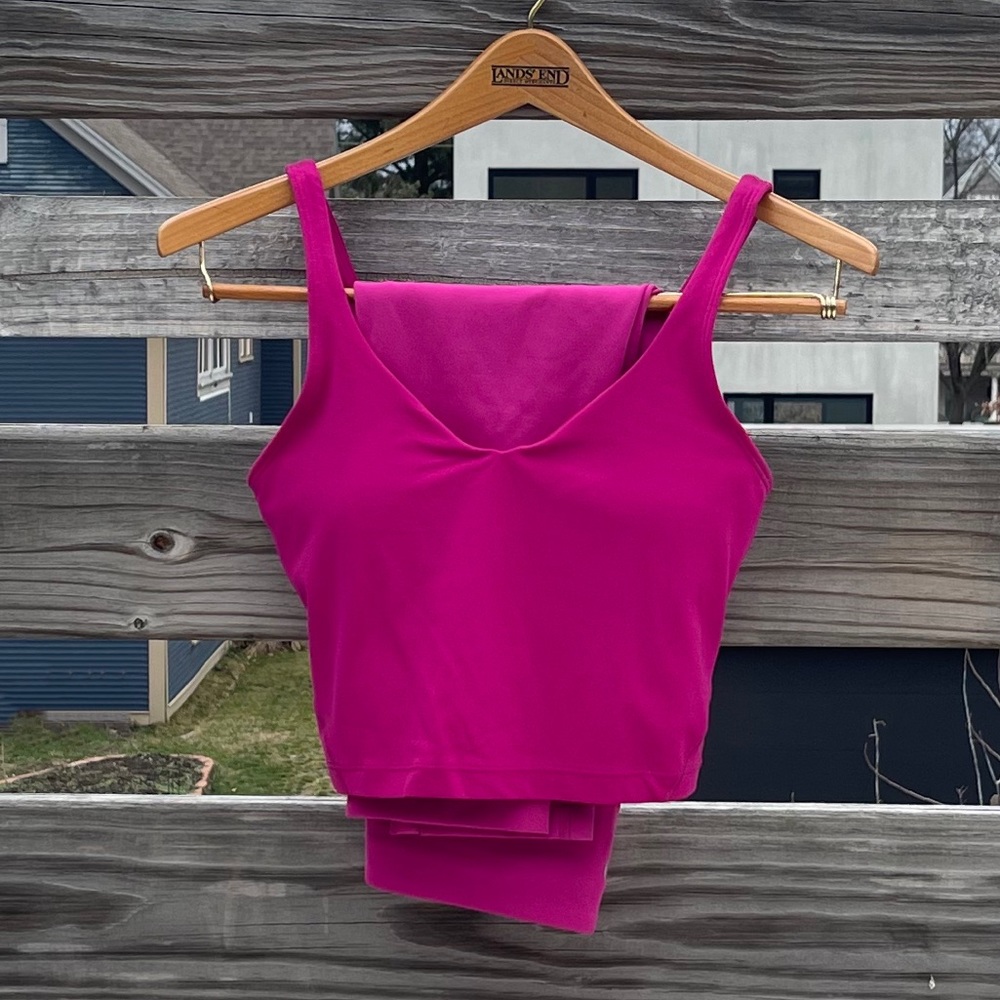 Lululemon Sonic Pink Align Set
